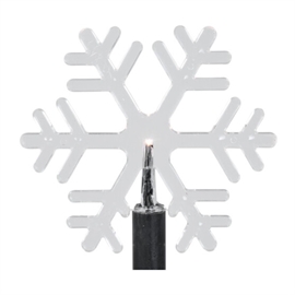 LED-ljus i Snowflake-design (5 st.)